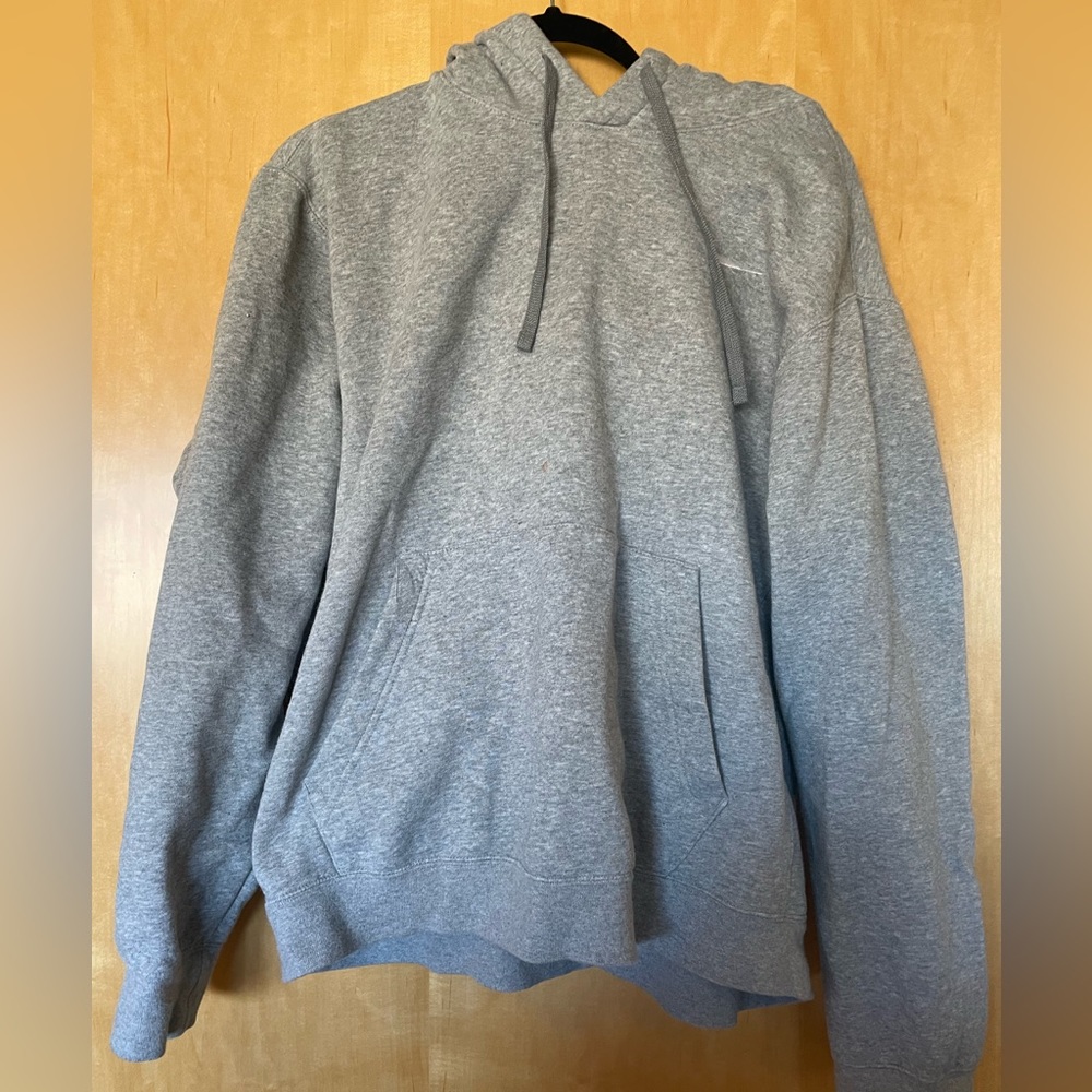 Nike size large grey hoodie